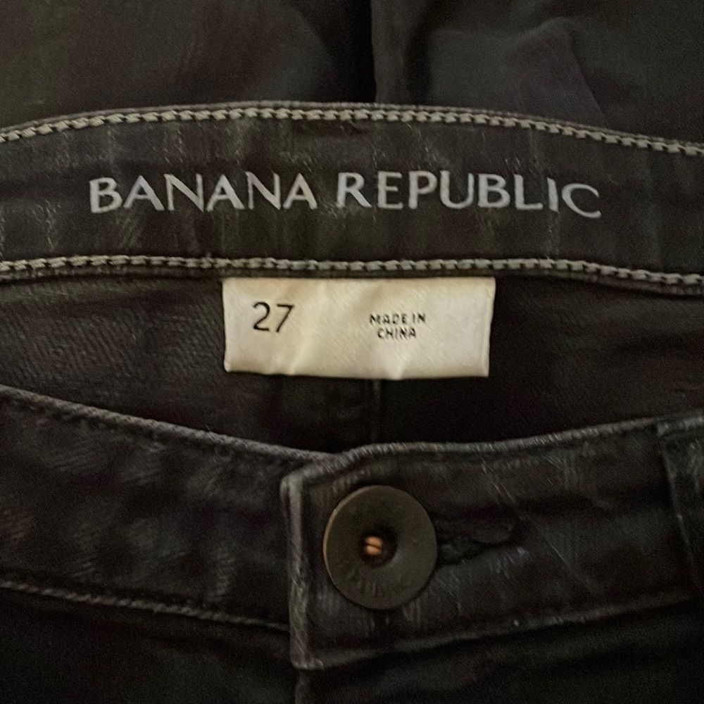Banana Republic Black Jeans Sz 27 soft stretchy pants